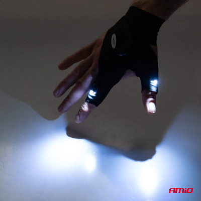 Rękawice z latarką LED - Para